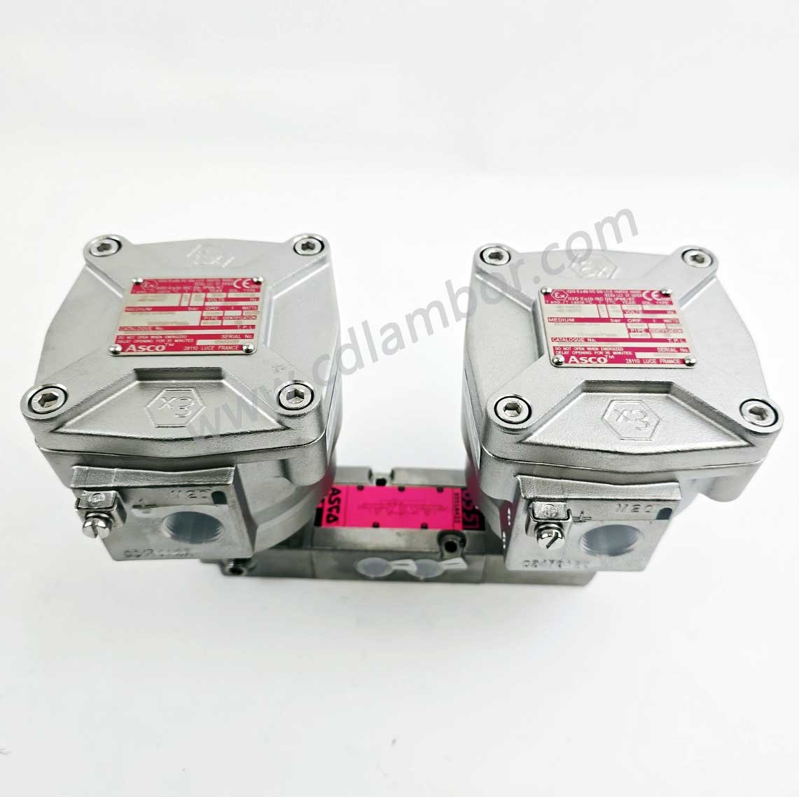 Emerson ASCO WSNFET8551A422 Double head Solenoid valve Stainless Steel