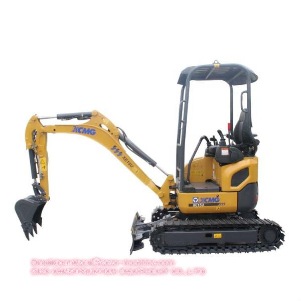 Walking Crawler Wheeled Excavator XE15U Maximum Digging Depth 2290mm 1.7 Tons