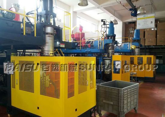 ABS Car Spoiler Blow Molding Machine 700 X 1250mm Max Mould Size SRB90A