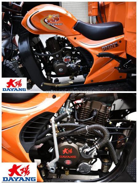 150cc Triciclo 200cc 3 rodas Moto 250cc Cargo Trike Motorizado Tipo 50