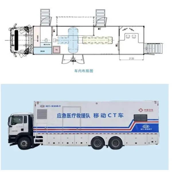 8 X 4 Mobile Hospital with Surgery Unit Operation Vehicle Truck