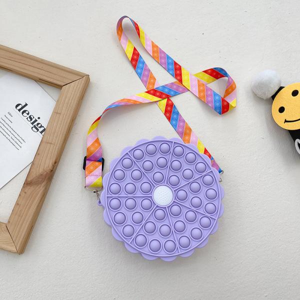 Каваи кроссбоди сумка Милая сумка для плеч Мультфильм Силиконовая сумка Поп-сумочка Сумочка для кошелька Девчонки Подарок на день рождения Милые аксессуары