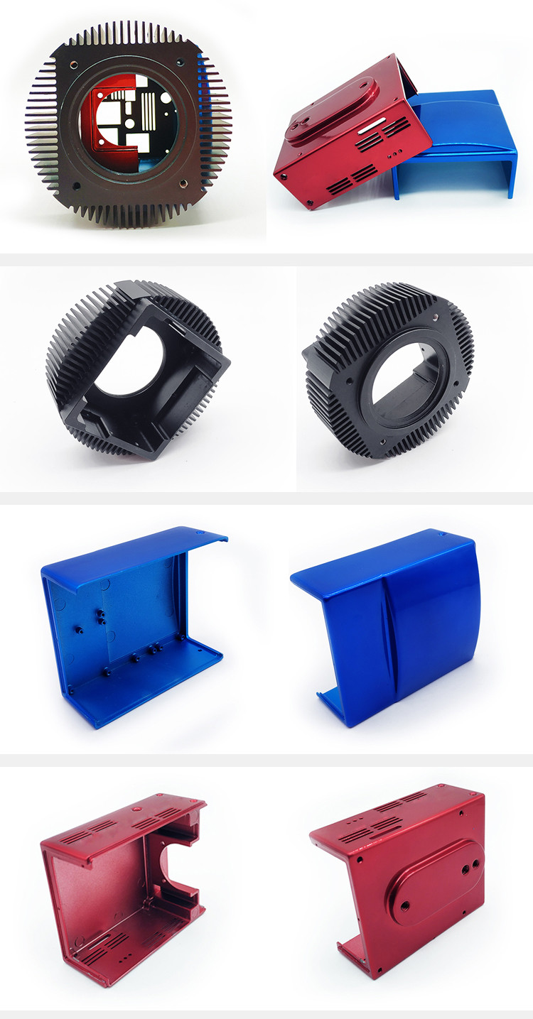 OEM CNC подвергая механической обработке анодируя алюминиевую камеру разделяет снабжение жилищем камеры точности