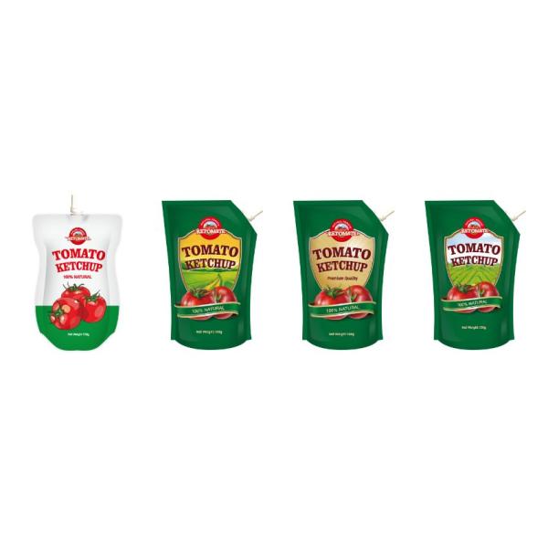 OEM Китай Фабричная цена 100г сладкий и кислый натуральный кетчуп с мешочкой, HACCP стандарты FDA