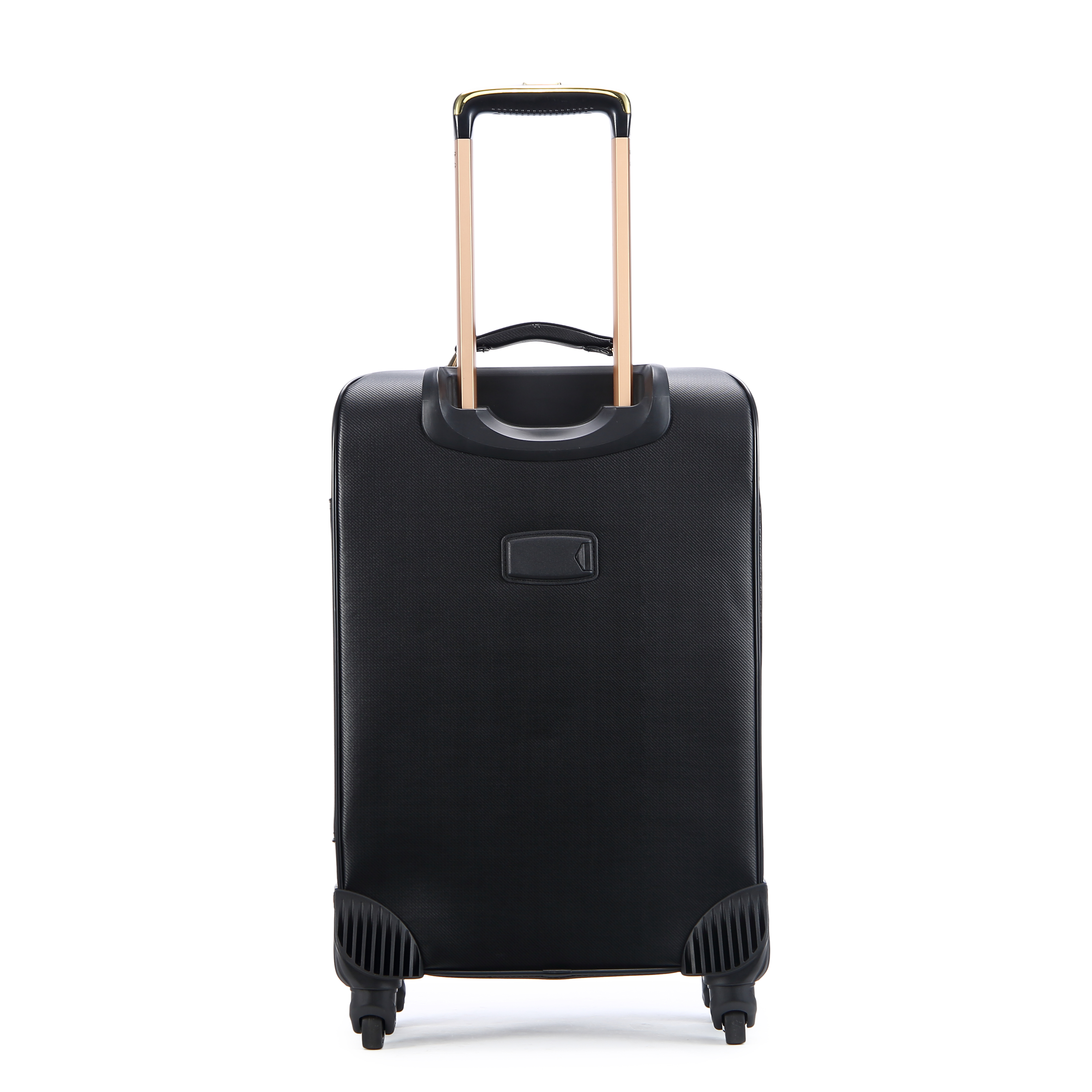 Unisex Portable On-the-Go Aluminum Travel Bag Set Convenient PU Material with Spinner Caster for Business Travel