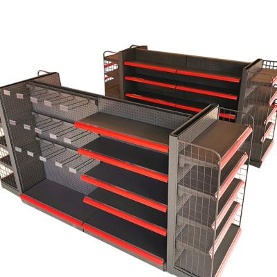Prateleiras resistentes rústicas do supermercado dos dispositivos elétricos acrílicos da exposição da loja
