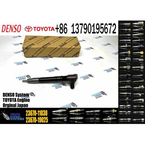 Diesel Engine Fuel Injector 23670-11030 2367011030 295700-0630 295700-0310 DCRI400630 for Toyota Hilux diesel CR Engines