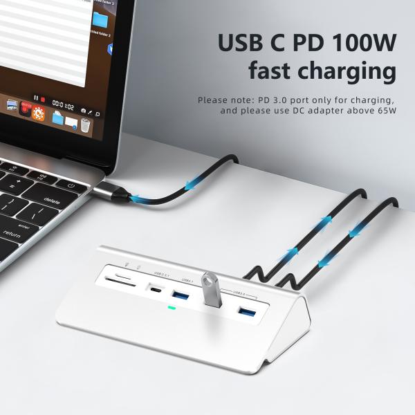 Subosen Manufacture 14 In 1 Type-c USB C 1G Inthernet 4K HDMI Desk Docking Station