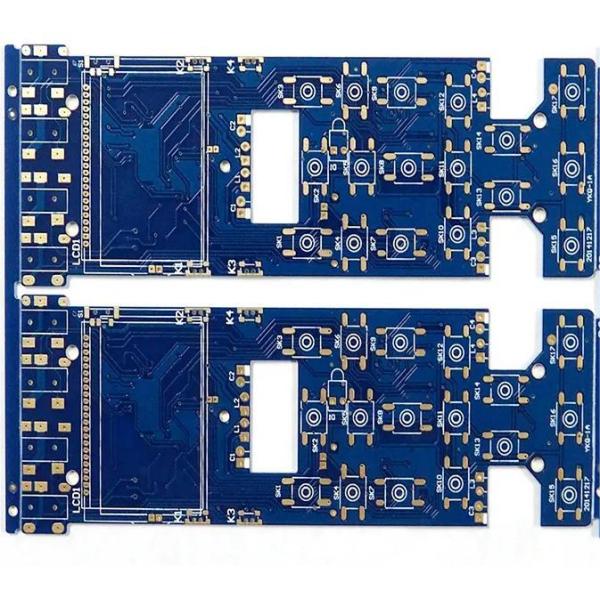 Prototype Quick Turn PCB Boards 1.6mm Blue Solder Resist FR4 TG170
