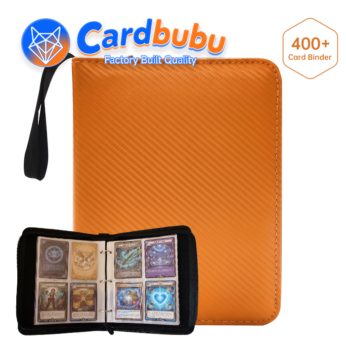 3 Ring  Pu Card Binder OEM 9.48 Inch Pokemon Card Holder