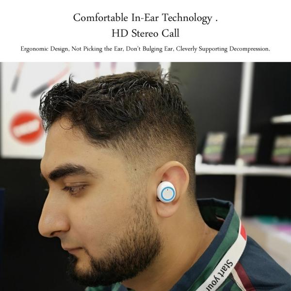 Наушник наушников Tws истинный беспроводной Bluetooth Earbuds горячей музыки стерео спорта надувательства хэндс-фри