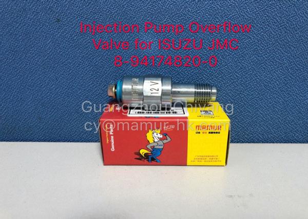 Válvula de excesso da bomba de injeção para ISUZU 4JB1 JMC 1030 8-94174820-0 894174820