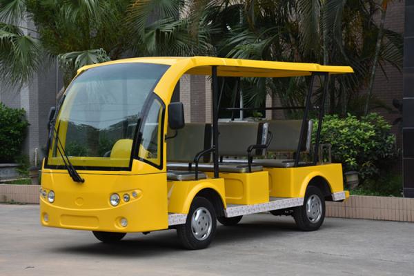 Battery Operated 4 Wheel Electric Shuttle Bus For Public Area Transportation