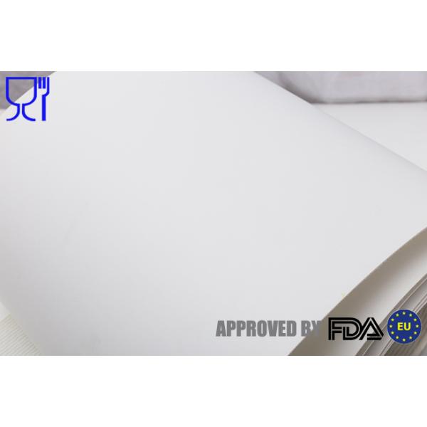 Non-Stick Silicone Conveyor Belt 480102 SL1/5 SPUF2W 1.5mm White Food Grade FDA