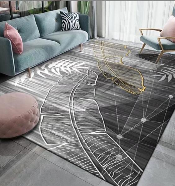 North European Living Room Floor Carpet Light Luxury Bedroom Carpet Sofa