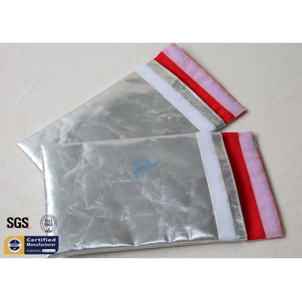 Серебряный огнеупорный мешок наличных денег ткани стеклоткани сумки 1022℉ документа отсутствие зудящего ровный