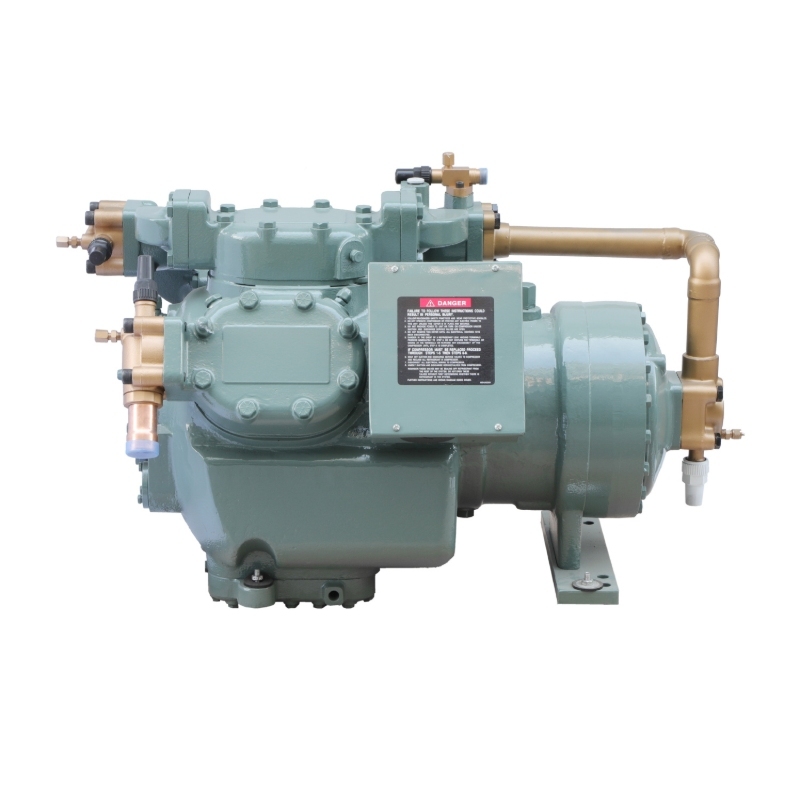 06CC665 Refrigeration Semi Hermetic Compressor 20HP Two Stage Reciprocating Chiller Compressor