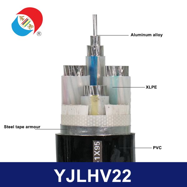YJLHV22 Armored Aluminum-Alloy XLPE Cable 0.6/1kV for Long LV Runs