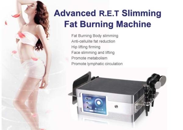 Three Handpiece Fast Slimming Machine , Salon Portable Cavitation Slimming Machine