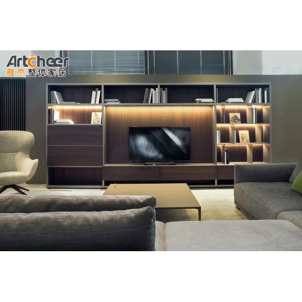 Modern Stylish TV Cabinet with Customized Size and Eco Friendly Material for Living Room