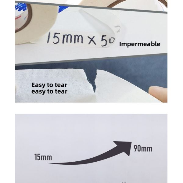 Wholesale PET Adhesive Sticker Masking Tape for Renovation Spray Painting and Hand-Tearable Writing Wasahi Tape
