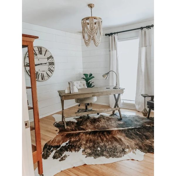 Gold Chandelier Wooden Beaded Lighting Fixture Fringe Hanging Light Silas Chandelier (WH-AP-652)