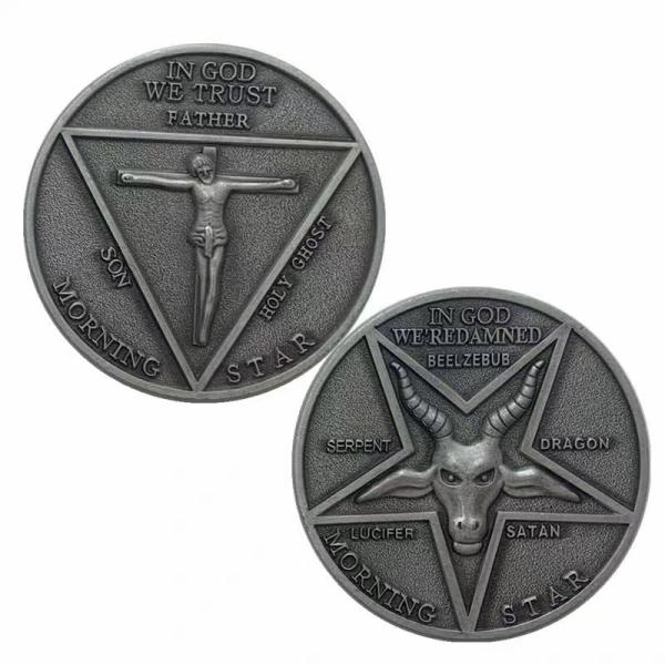 2.25 Inch Zinc Alloy Custom Coins with Soft Enamel for Commemorative and Challenge Purposes