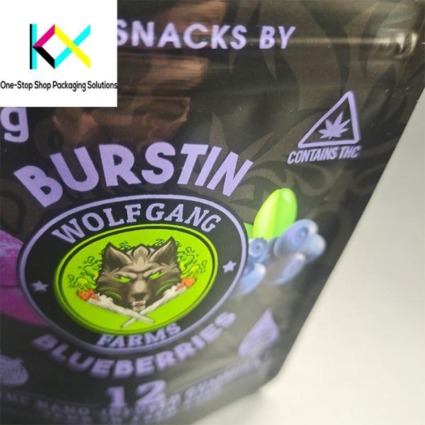 Deodorant Resealable Custom Food Packaging Bags Moisture Resistance