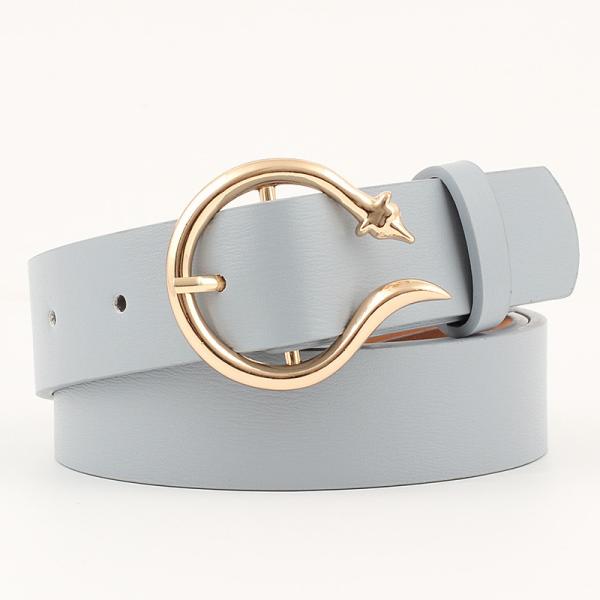 OEM Pu Leather Belts Women Fashion Sexy Wide 3.0cm Waistband