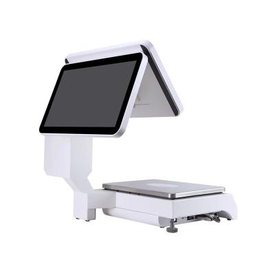 All In One Android POS Device Terminal Machine Cashier Electric Scales
