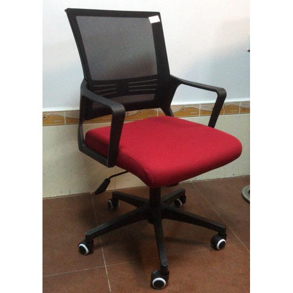 Commercial Revolving Study Chair , Elegant Computer Task Chair Gas Lift, PU castor swivel