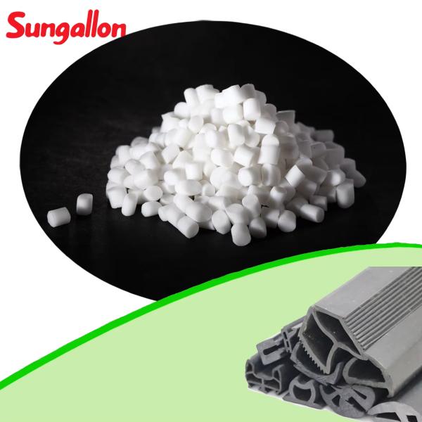 Granulés d'extrusion de TPE antimicrobiens pour joints de joints 20A-85A