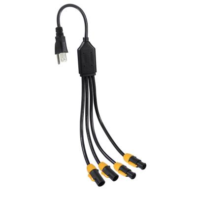NEMA 515P à True1 Femme câble d'alimentation IP68 3 prises de courant 1,8 m