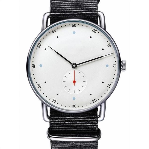 OEM Retro Style Mens Digital Watches 40mm Case Size Leather Sport Watch Bands