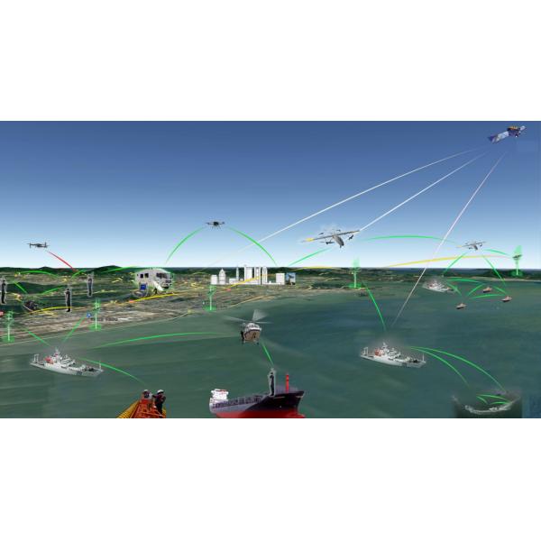 MU33 1.4GHz Wireless Video Mobile Ad Hoc Networking для роботизированных БПЛА UGV USV