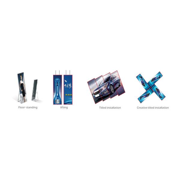 P1.9 Small Pitch Poster Light Box Displays , Digital Signage Led Screen SMD1010