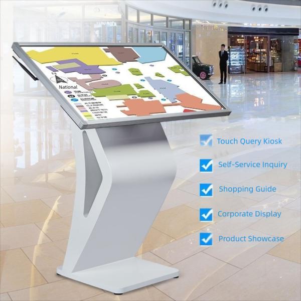 55 4K UHD LCD IR Touch Screen With Commercial Grade K Shaped Base Anti Scratch Surface