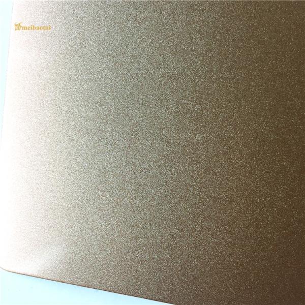 Оранжевый Sandblasted лист нержавеющей стали для стены украшает