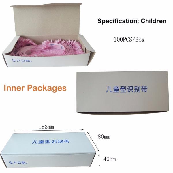 Soft and Safe Nail Insertion Inlay Technology Disposable Child Identification Band