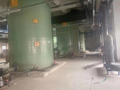 Tanque vertical redondo leve de FRP para pré-tratamento de água