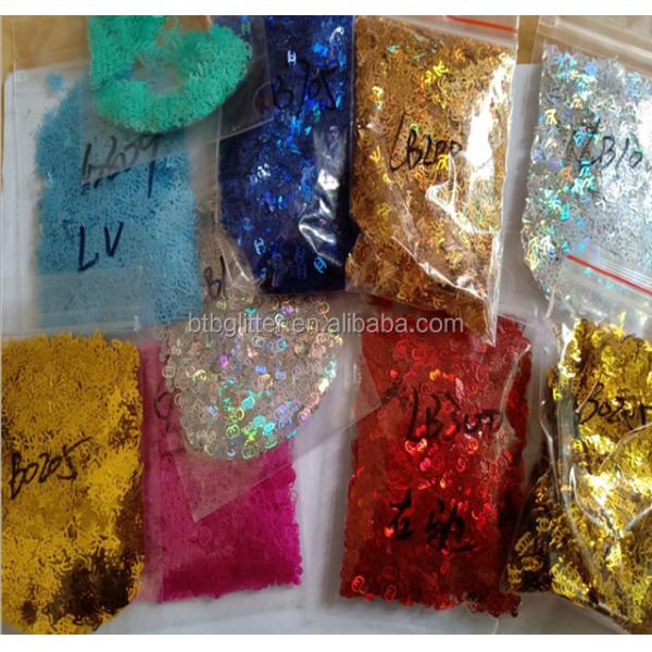 Polyester Glitter Shape Sequins The Perfect Addition to Your Decorative Sticker Collection