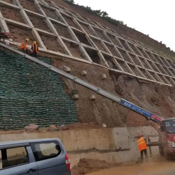 PP PET Geobag 810mm*410mm for Slope Protection and Greening in Construction Projects