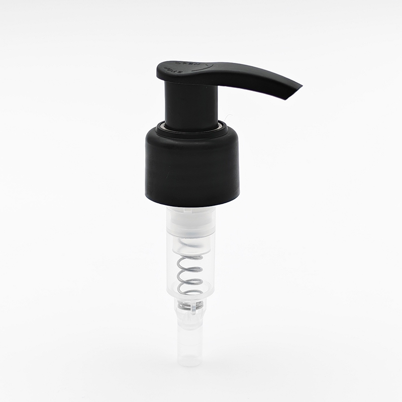 Wholesale Matte Black Lotion Pump with Left Right Lock and On-Off Function for Cosmetic Bottles