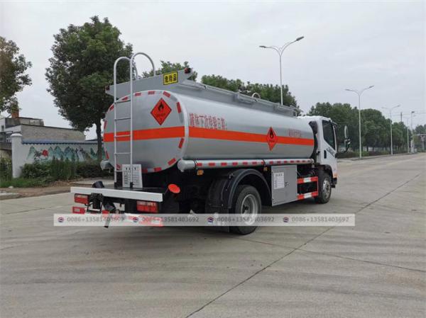FAW Brand 8ton New Left Hand Drive Fuel Bowser Price Oil Fuel Truck With Dispenser