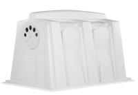 Polietileno Branco Calf Hutches Painel Lateral Forma Rectangular Resistente a intempéries