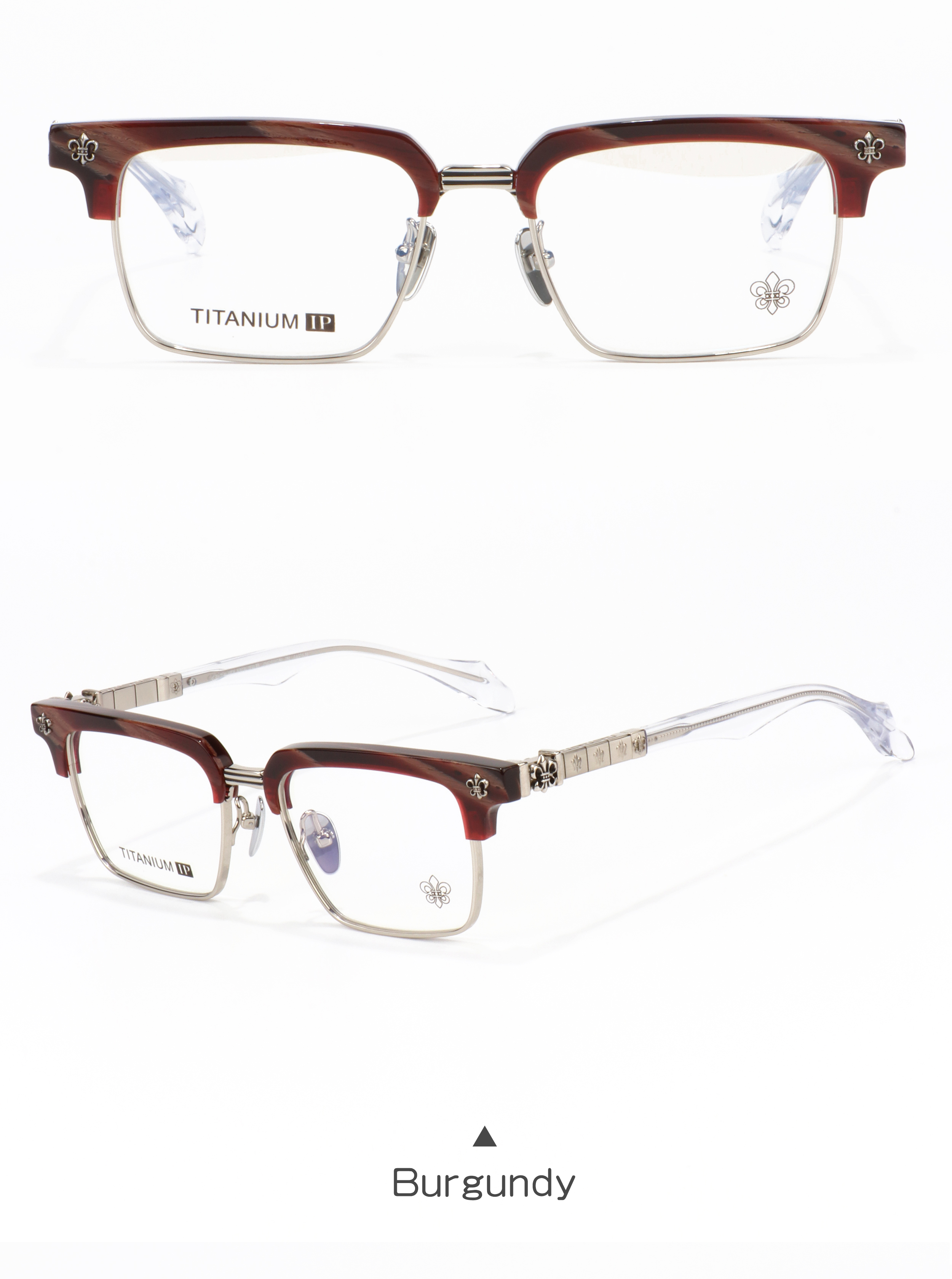 Retro Versatile Half Frame Anti Blue Light Black Silver Optical Prescription Presbyopia Multi Focus Luxury Brand Light Glasses