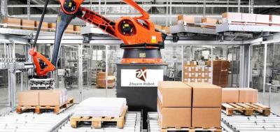 Célula de robô de paletização industrial KUKA KR470-2PA 470 kg Carga útil