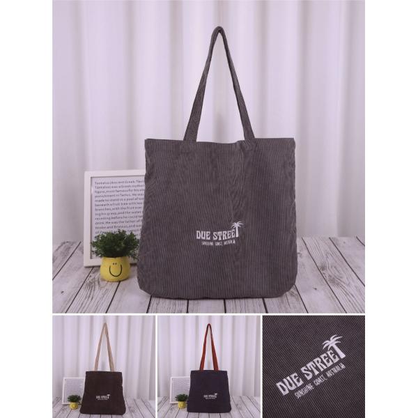 Plain Custom Sublimation Blanks Tote Bags With Logo in White Polyester Canvas