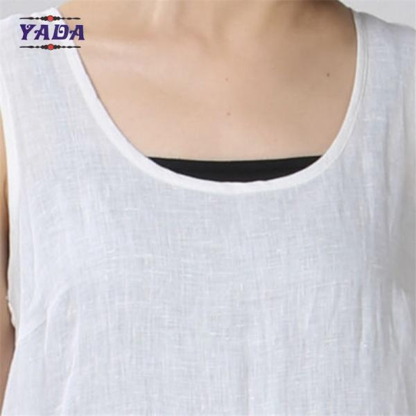 Ladies white sleeveless cotton casual elegant mini formal office dresses sexy dress for women