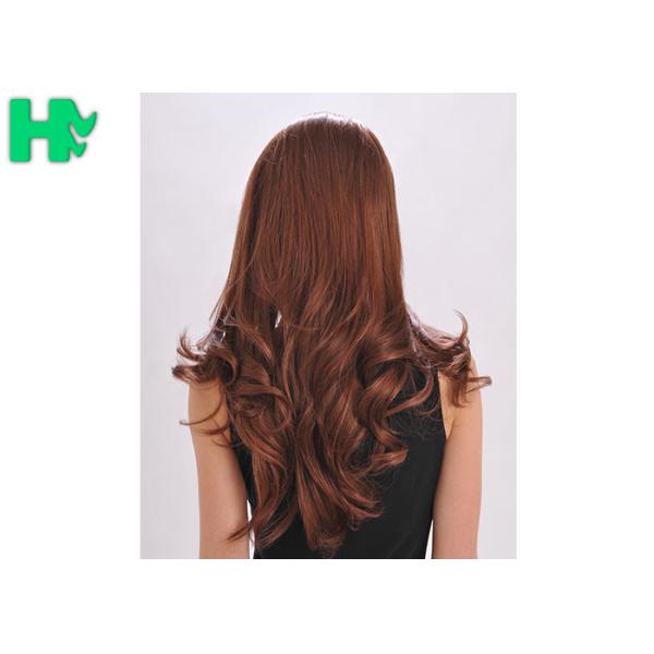 Comfortable Texture Long Synthetic Wigs For Women Brown Wigs No Lace